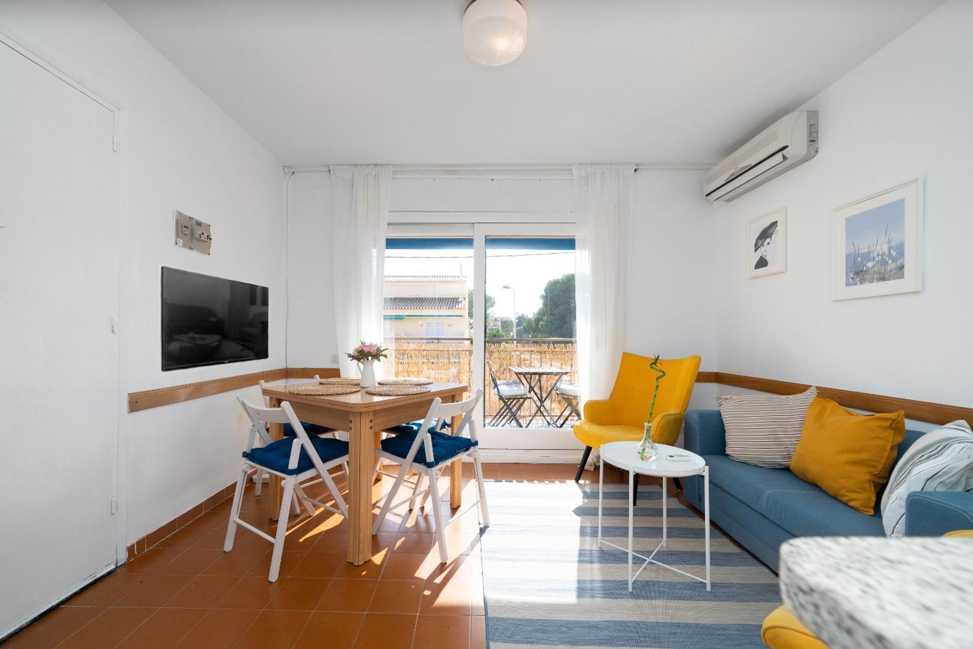 Beach Flat With Terrace Sant Salvador Dış mekan fotoğraf